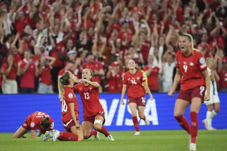 Euro 2025: Switzerland riding wild emotions on and off the field into quarterfinals debut