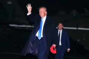 Trump announcing a new Iowa steel plant that the White House says will be the nation's biggest