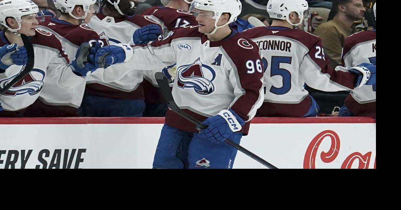 Rantanen records hat trick in 600th game and adds two assists as the Avalanche drill Pittsburgh 6-2