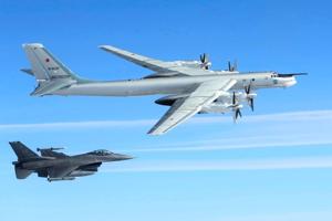 A Russian long-range bomber crashes during training, killing 6 crew members