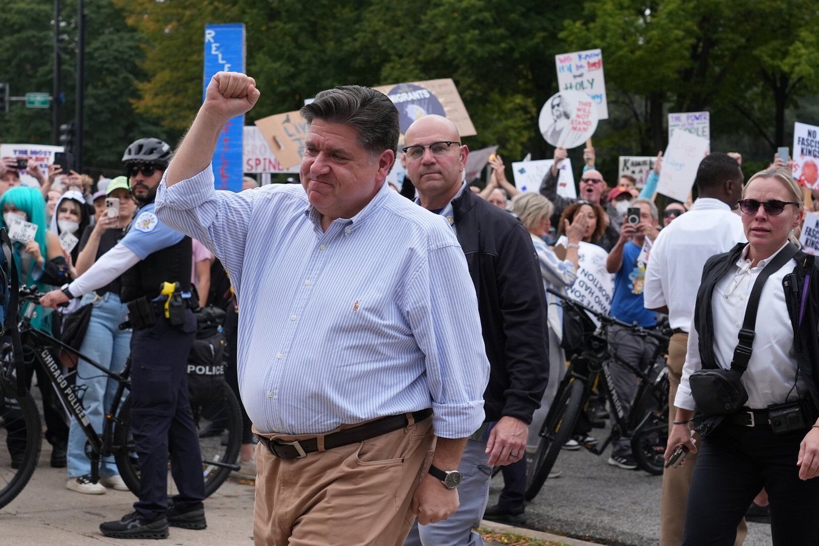 Illinois Gov. JB Pritzker worries that Trump will go to extremes to ...