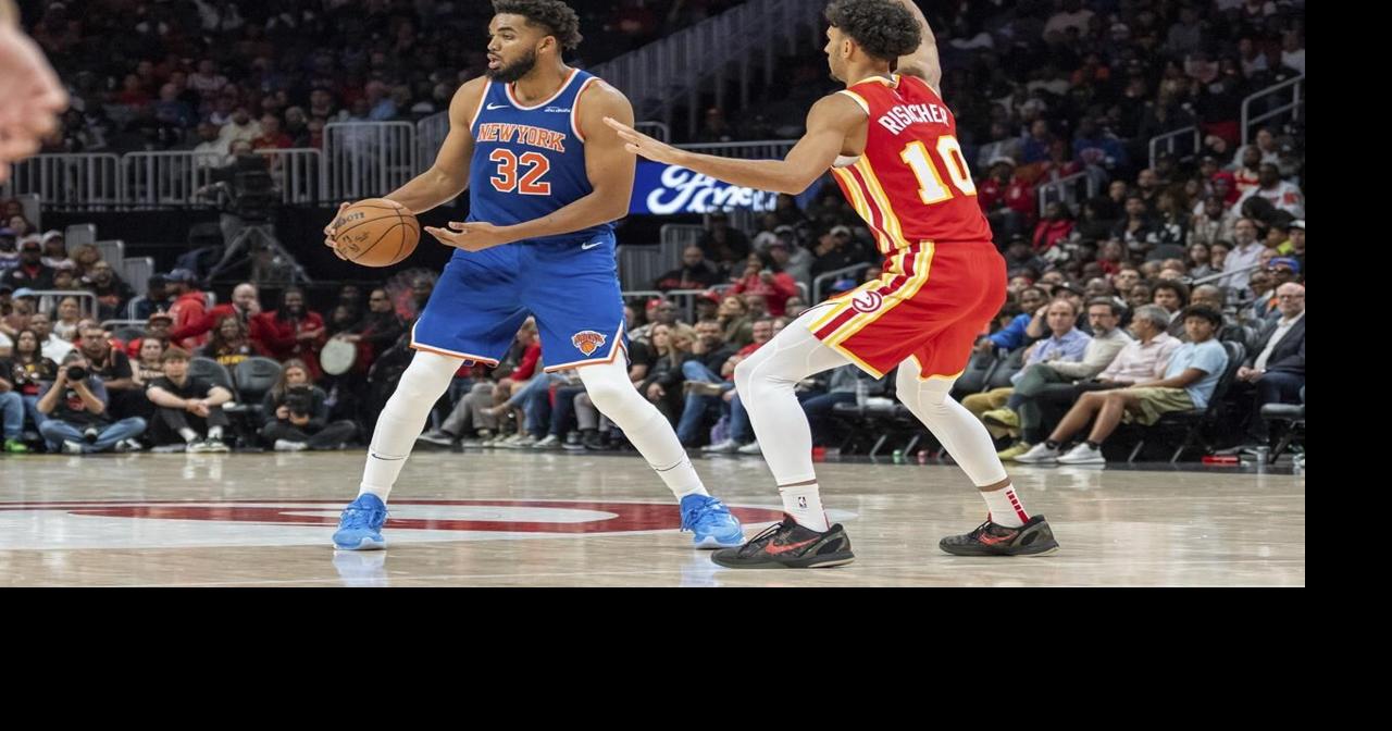 Zaccharie Risacher has biggest night of his young career with 33 points in Hawks' win over Knicks