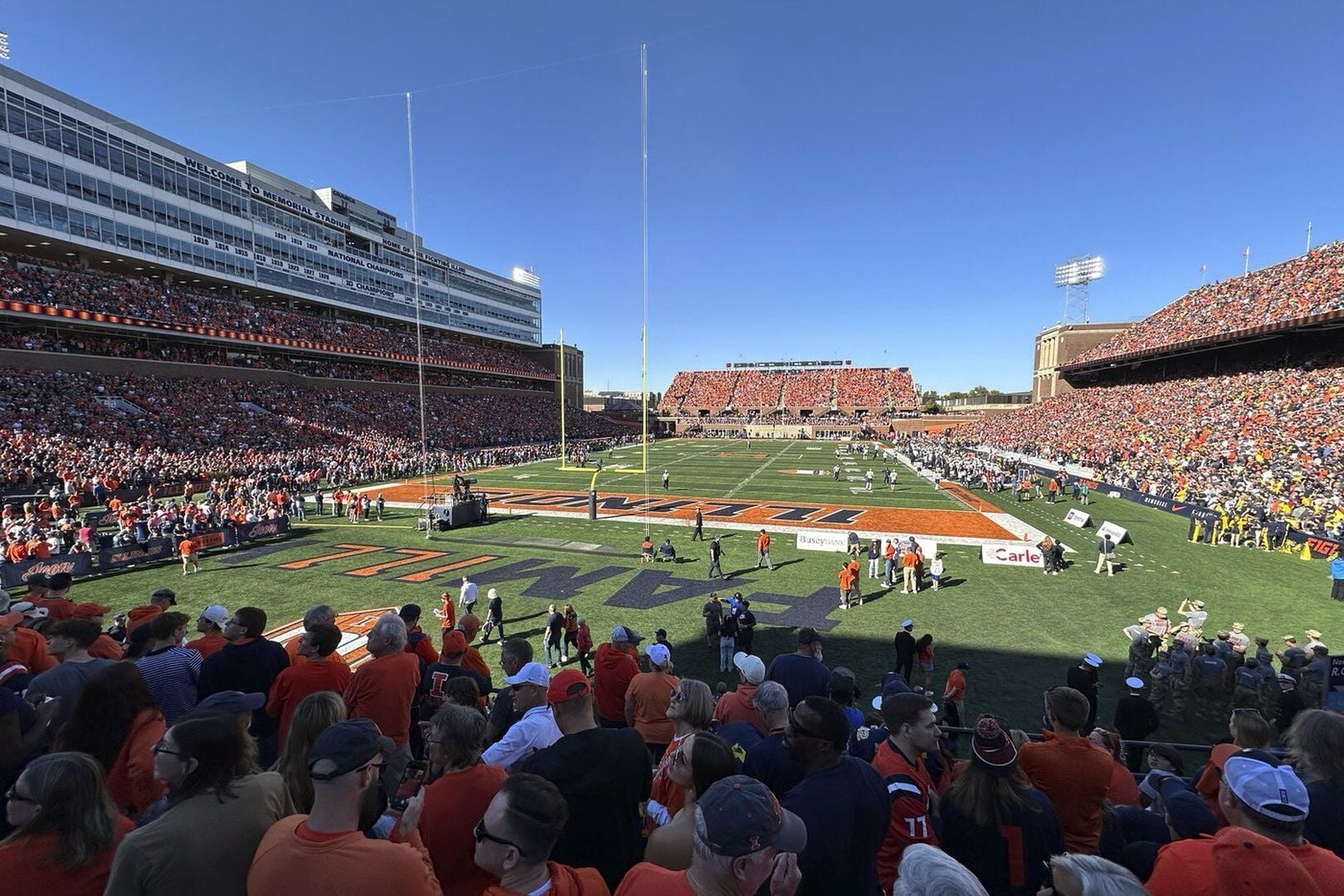 Illinois' football home is now known as Gies Memorial Stadium after