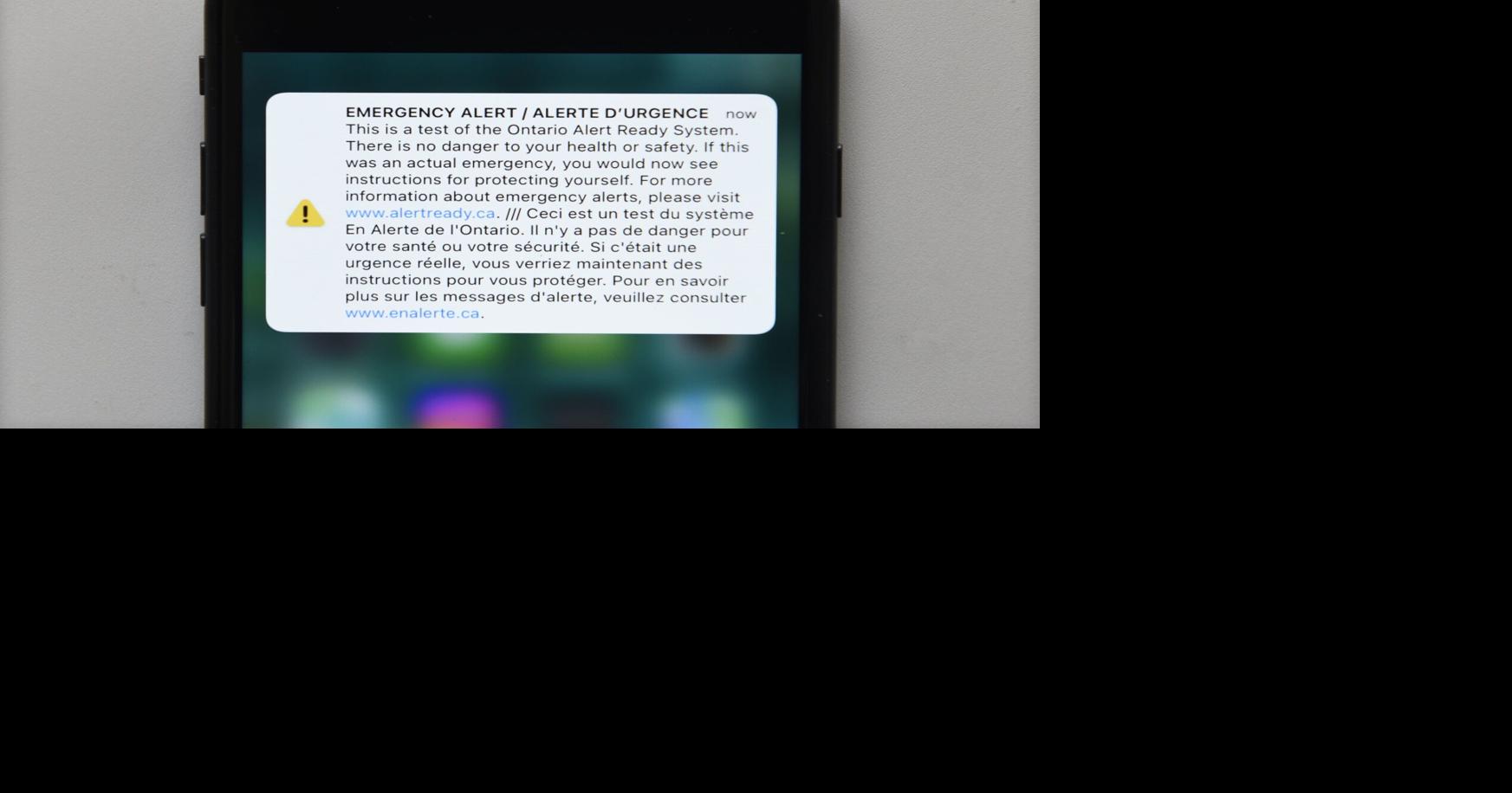 Canadian will get an emergency alert test on Wednesday