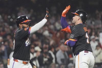 Willy Adames hits three-run homer as Giants beat D-backs 5-3, gain ground on Mets in wild-card chase