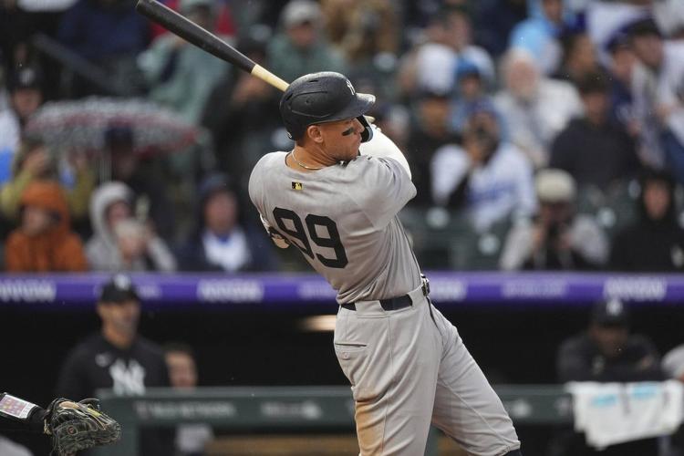 Aaron Judge helps Yankees weather Rockies, rain delay in 5-4 win to take 2 of 3 in series