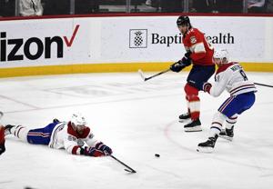 Luostarinen scores twice, surging Panthers beat Canadiens 4-1