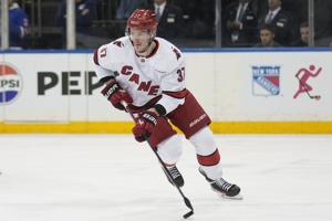 Svechnikov scores twice as Hurricanes defeat Rangers 4-0