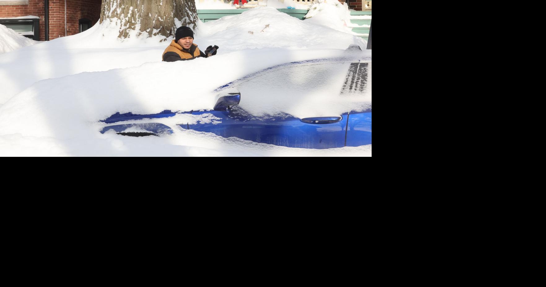 Torontonians are digging out after weathering a blast of winter over the weekend, with icy temperatures and lots of snow.