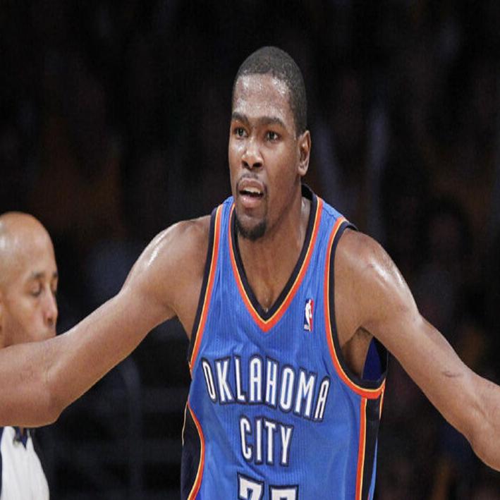 Kevin Durant on his Thunder jersey No. 35: 'That thing's going to