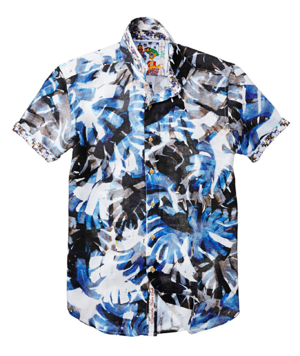 Toronto Maple Leafs Floral Button-Up Shirt - Blue