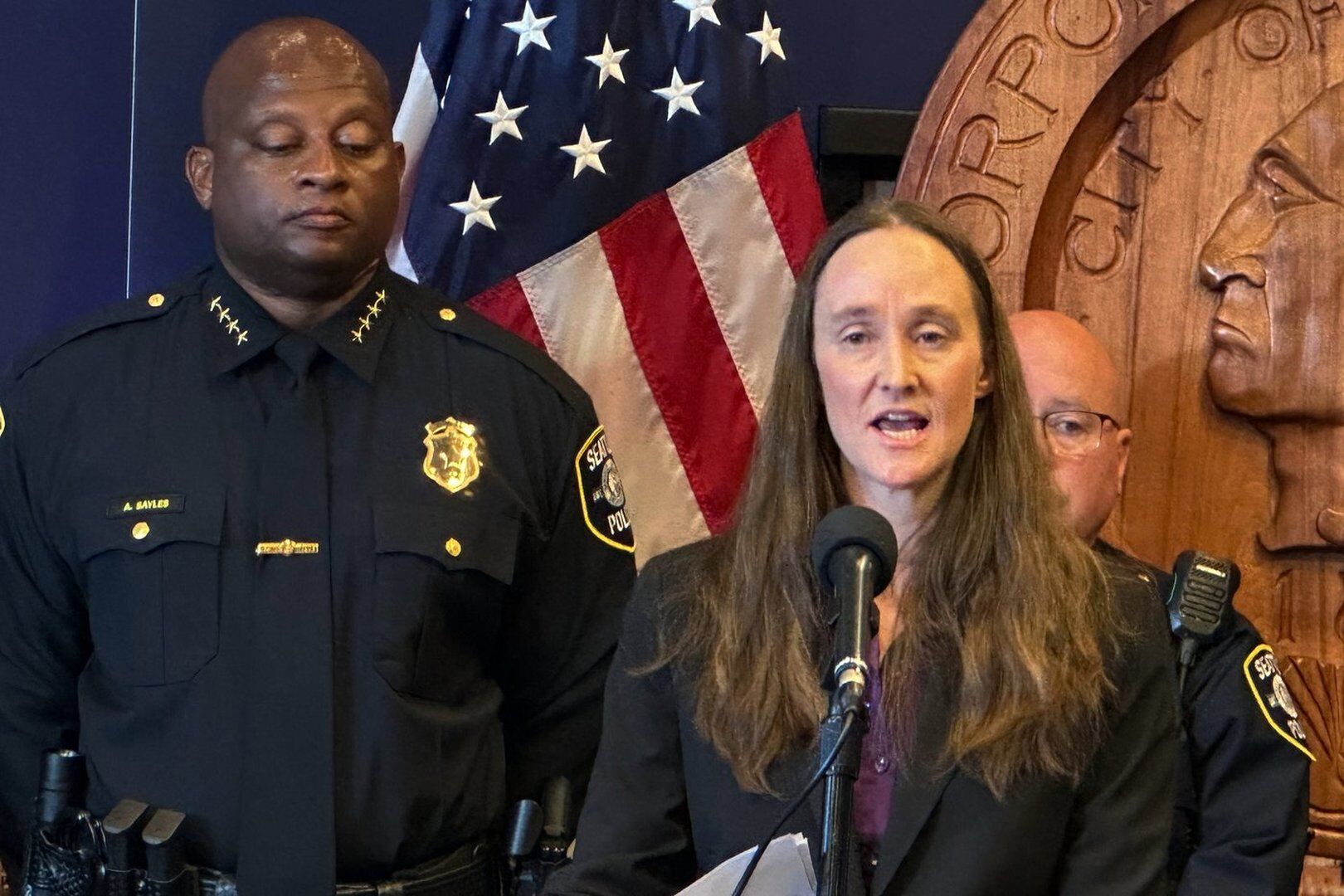 Seattle Mayor Katie Wilson defends ousting Police Chief Shon Barnes after festival shootout; she declines to explain why