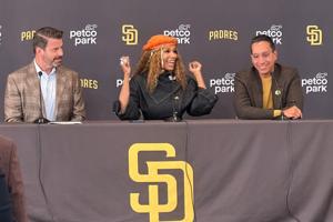 New Padres owners José E. Feliciano and Kwanza Jones vow to pursue San Diego's first championship