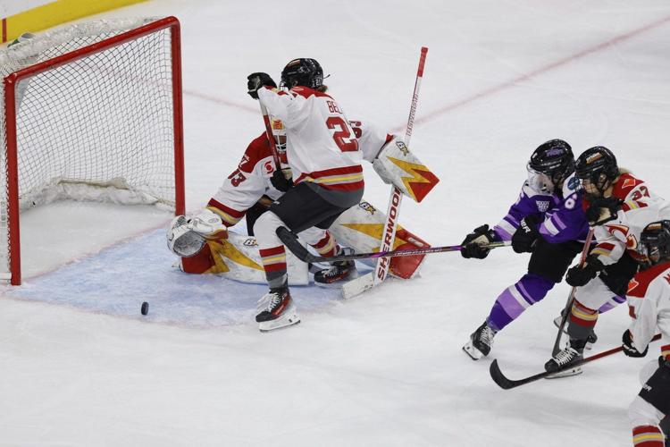 Knoll scores in 3rd OT, Rooney stops 35 and the Frost beat the Charge for a 2-1 series lead