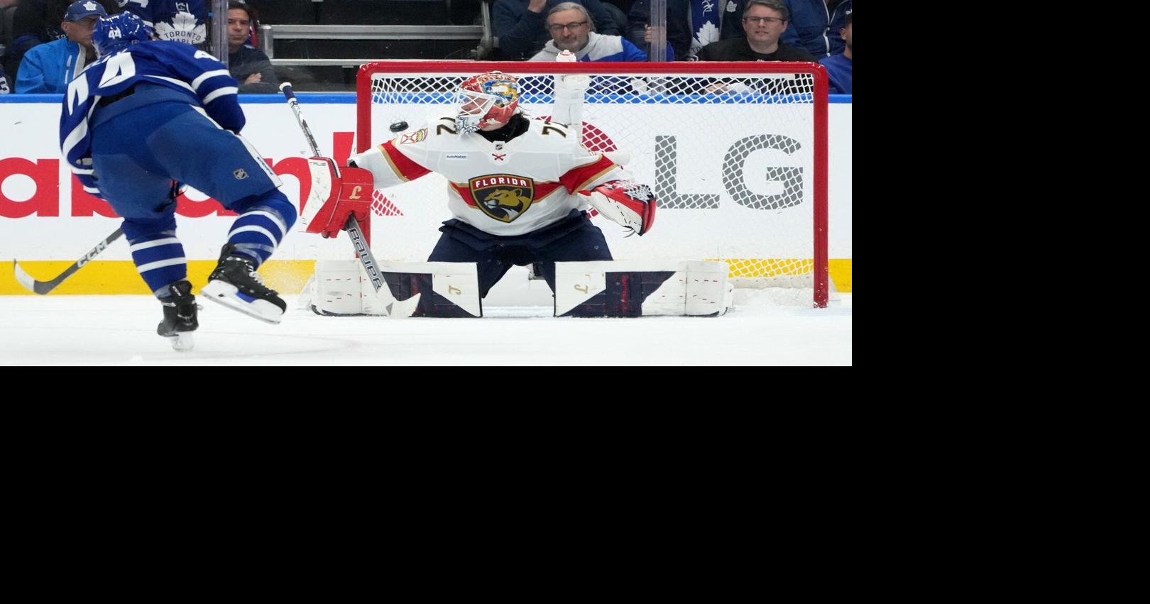 Panthers goalie Sergei Bobrovsky turns in mediocre performance in Game 1 loss