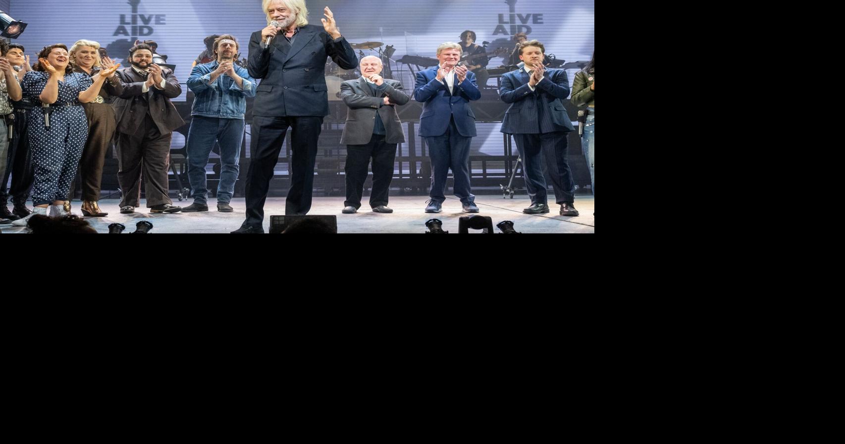 Opening of Live Aid musical brings out Bob Geldof