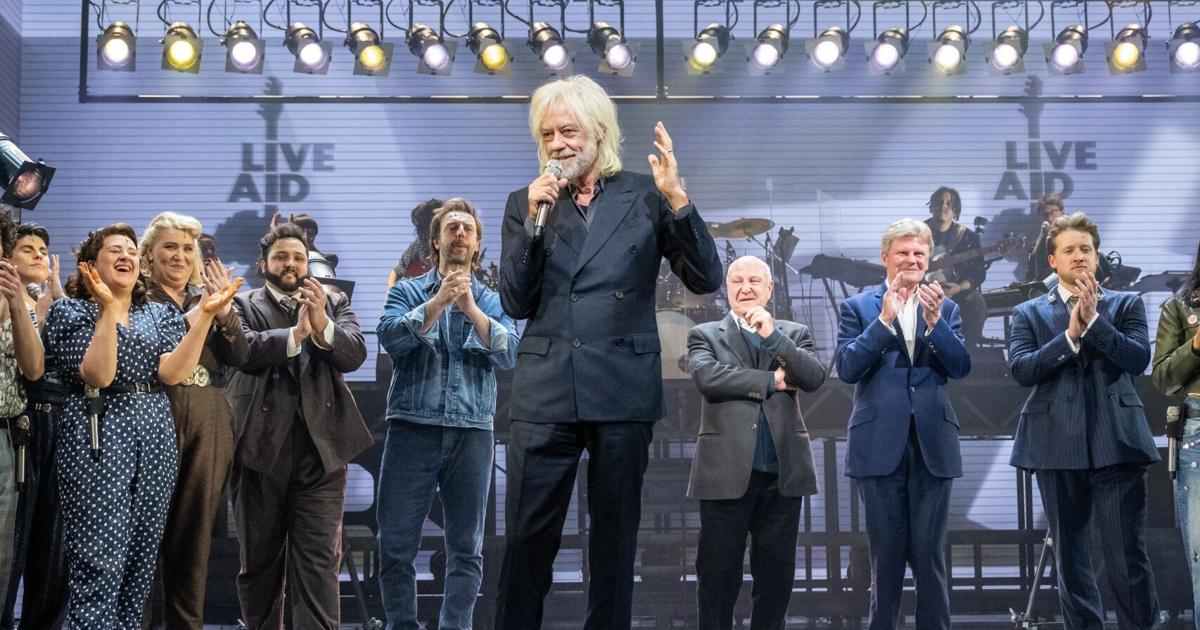 Opening of Live Aid musical brings out Bob Geldof