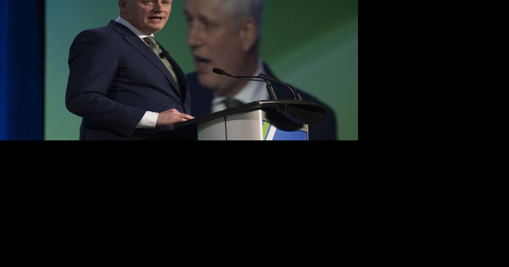 Stephen Harper’s official portrait to be unveiled as former prime minister urges unity during political turmoil