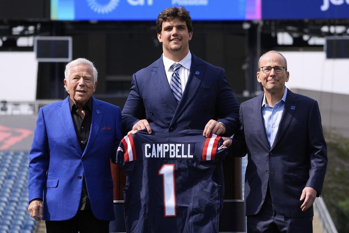 Patriots believe they used NFL draft to add weapons, protection around  around QB Drake Maye