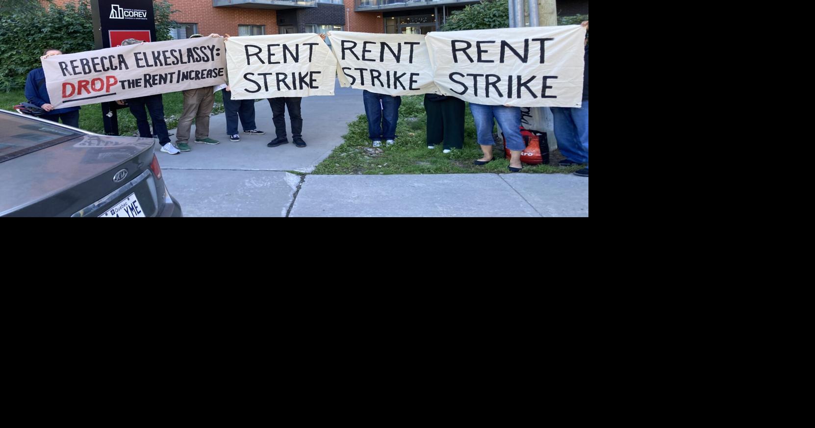 Toronto tenants drove to Montreal to confront their apartment's owner over rent hikes. They were met with police