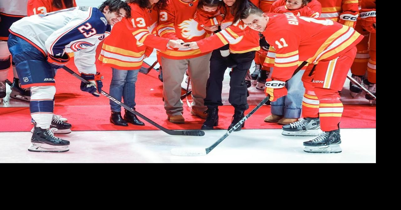 Flames blank Blue Jackets 3-0 in tribute game to Gaudreau at Saddledome