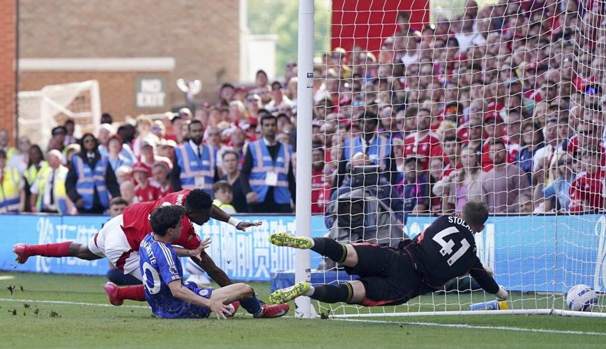 Nottingham Forest owner Marinakis appears to remonstrate with Espirito Santo after shock draw