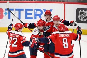 Capitals' coach Carbery after big third-period rally: 'We showed a ton of character'