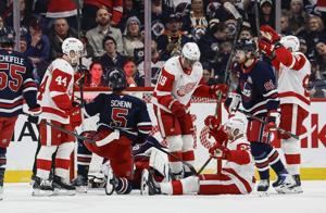 Jets 'embarrassed' with effort in 5-1 loss to visiting Red Wings