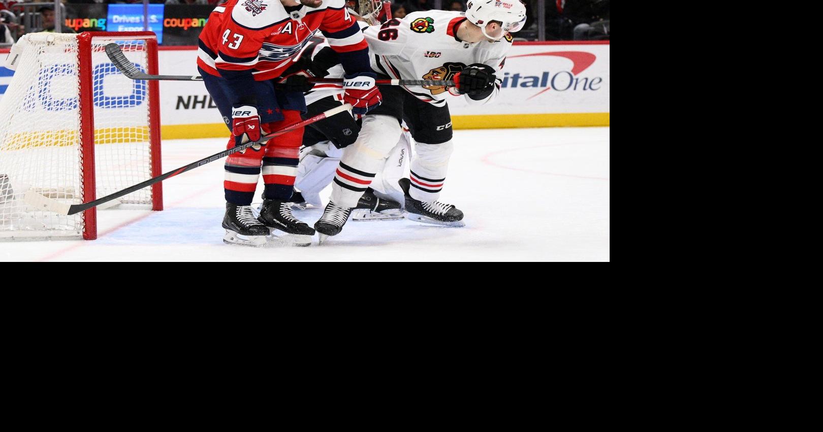 Capitals, Team Canada forward Tom Wilson leaves game with an apparent leg injury