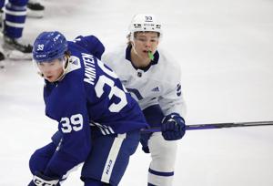 Top prospects Easton Cowan, Fraser Minten headline roster for Leafs development camp