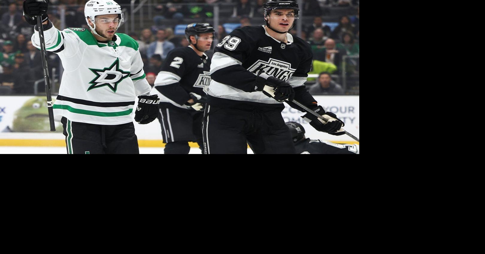 Jason Robertson strikes late in the third period to help send Stars to 3-1 victory over Kings