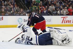 Maple Leafs waive underperforming goalie Samsonov and Sabres waive Comrie, AP source says