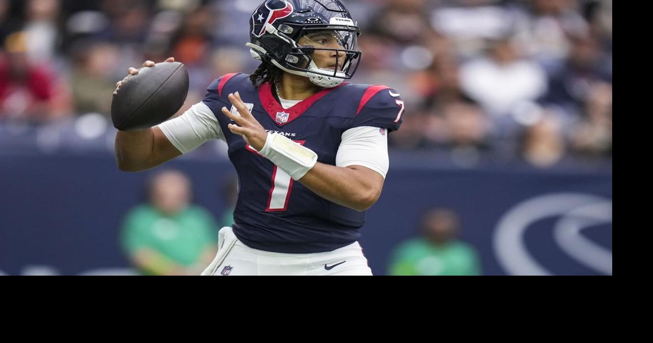 Houston QB Stroud's record streak of attempts without an interception ...