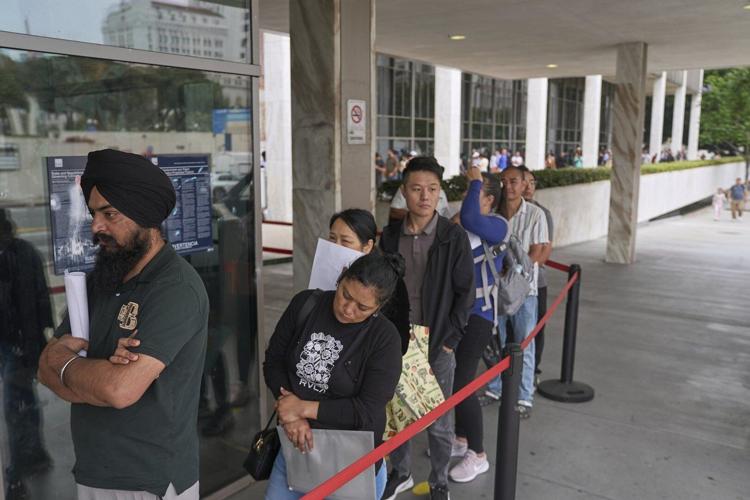 A day outside an LA detention center shows profound impact of ICE raids on families