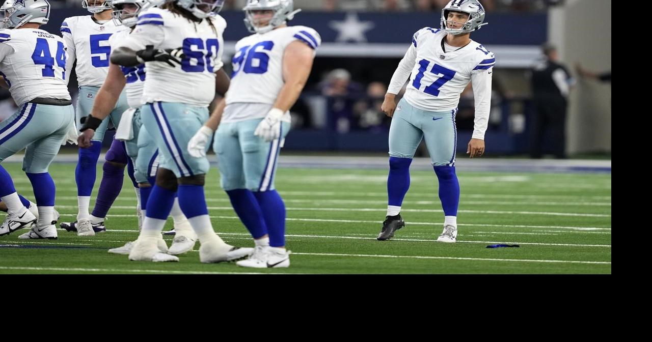 Cowboys' Brandon Aubrey kicks 65-yard field goal, 1 yard shy of NFL record