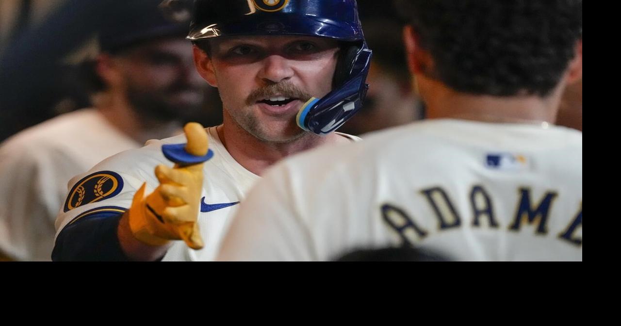 Jake Bauers' game-ending single lifts NL Central-clinching Brewers to 2-1 win over the Phillies