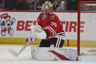 Blackhawks solidify goaltending future by signing Spencer Knight to 3-year, $17.5M extension
