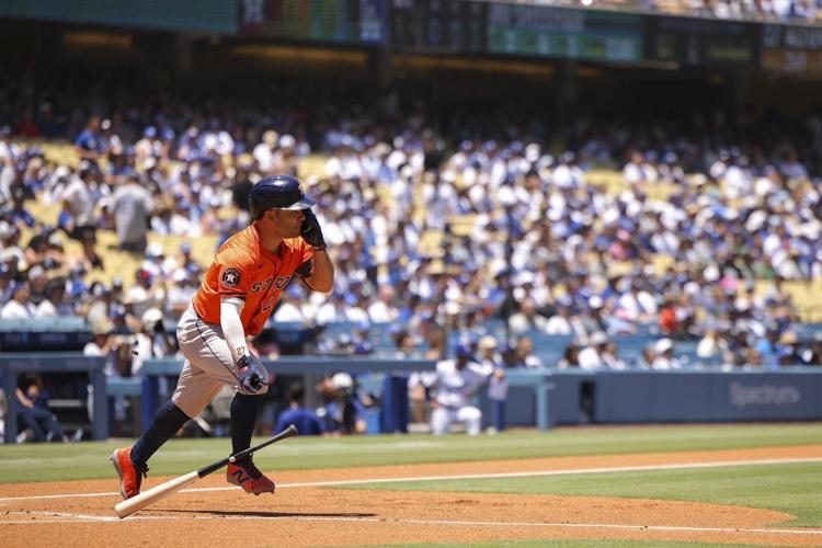 Christian Walker, Yainer Diaz and Jose Altuve homer in Astros' 5-1 win to complete sweep of Dodgers