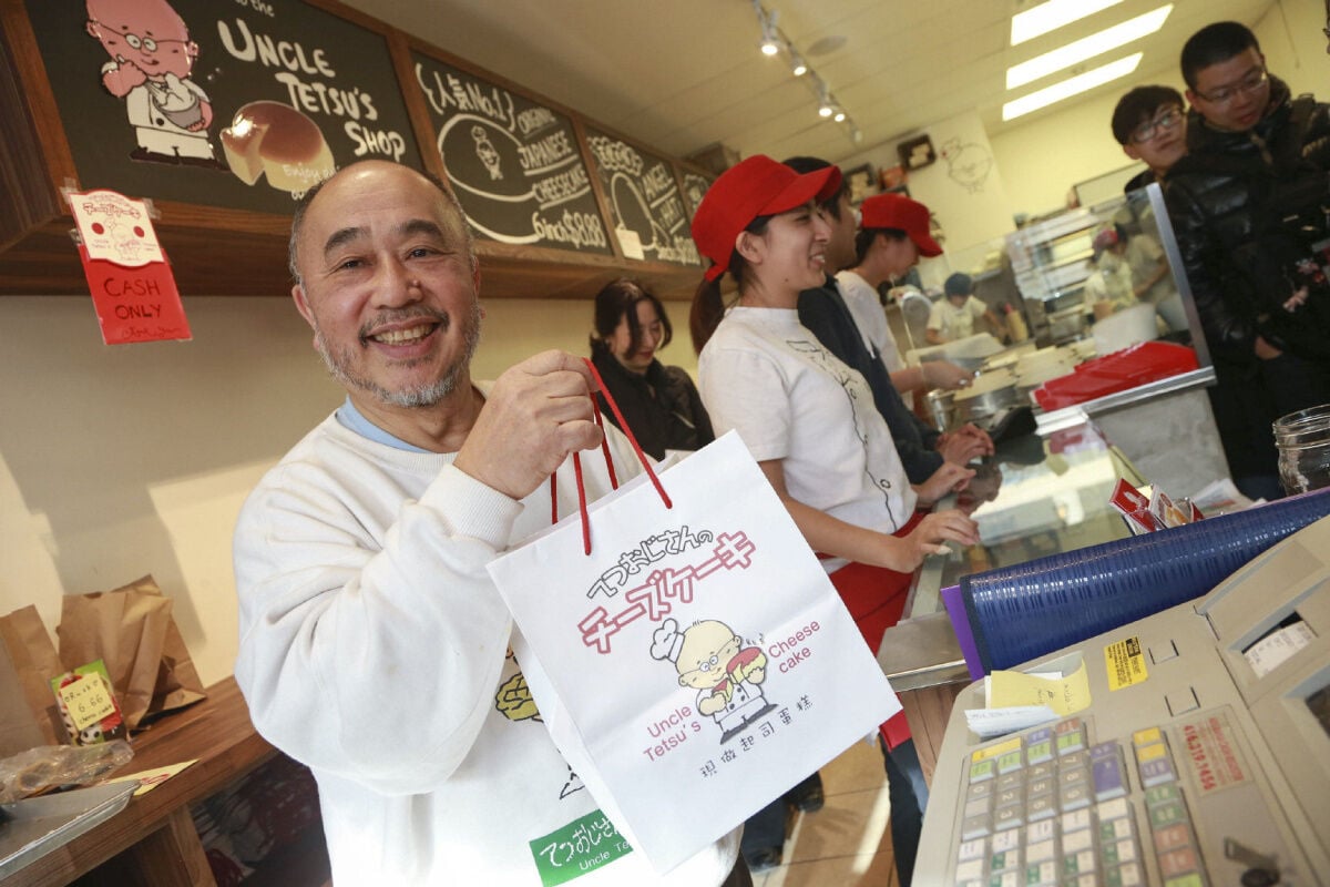 Get in line for Uncle Tetsu's Japanese Cheesecake: Sourced