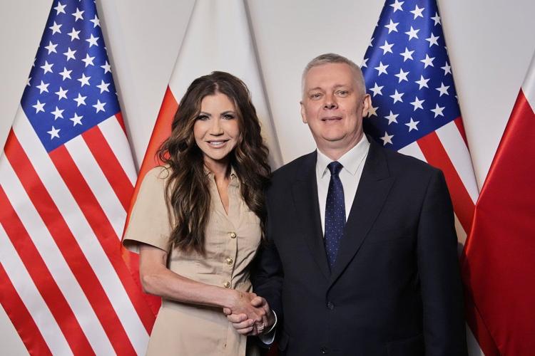 Noem urges Poles to elect Trump ally as CPAC holds its first meeting in