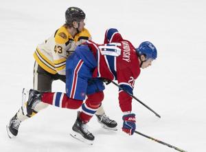 Jake DeBrusk scores OT winner, Bruins edge Canadiens 2-1