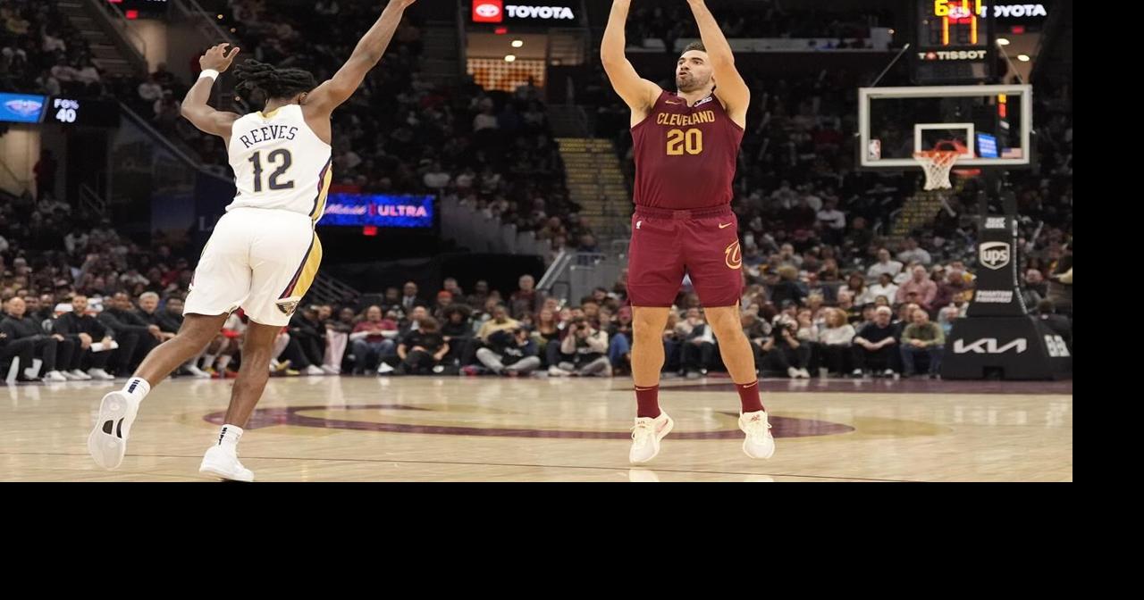 Cavs never trail in 128-100 rout of Pelicans