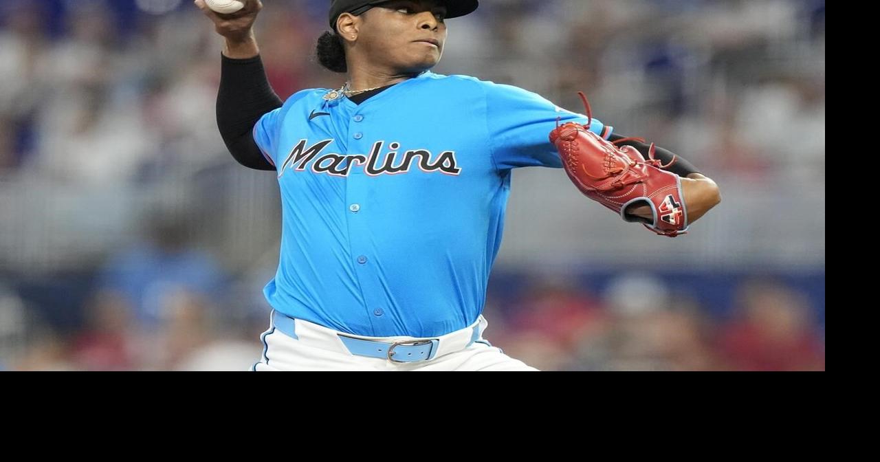 Cabrera pitches 7 scoreless, Norby homers twice as Marlins beat Phillies 10-1