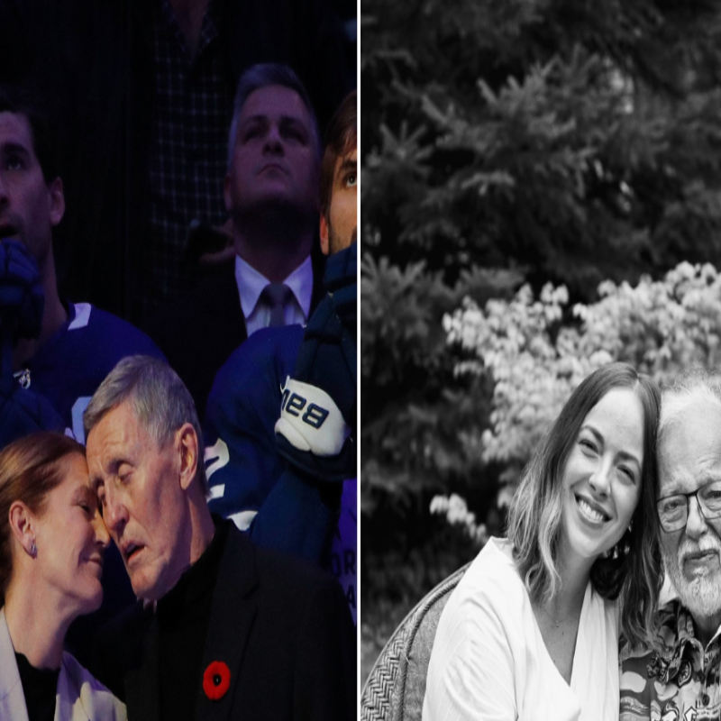 Maple Leafs legend Börje Salming cheers on his daughter at