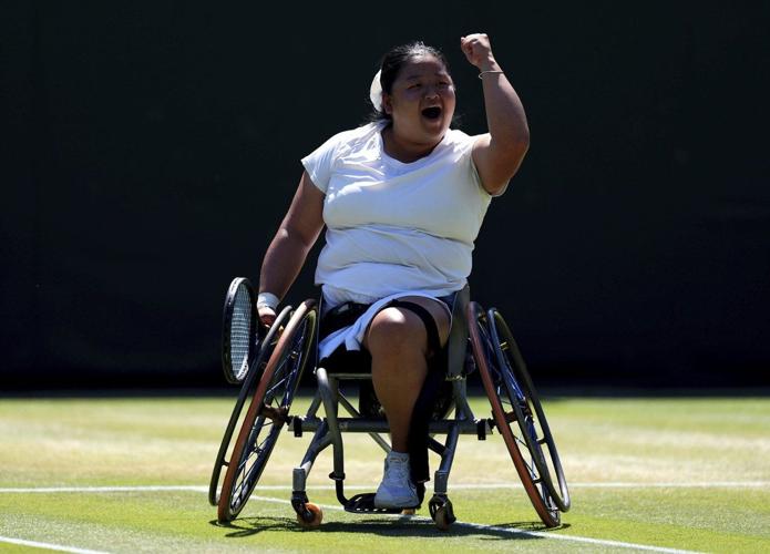 Wang Ziying of China wins women's wheelchair singles at Wimbledon