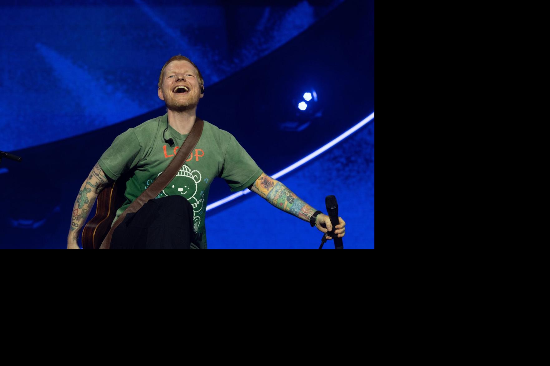 Ed Sheeran is energetic and unpretentious in his mostly-one-man show at Toronto's Rogers Centre