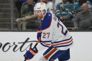 Oilers defenceman Brett Kulak races from daughter's birth to playoff game