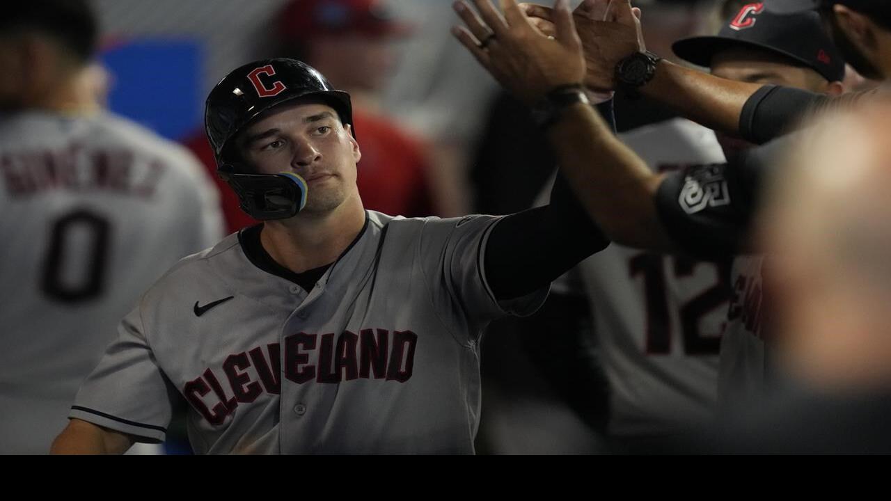 Randal Grichuk delivers walk-off RBI, Angels score twice in the 9th to beat  Cleveland 3-2