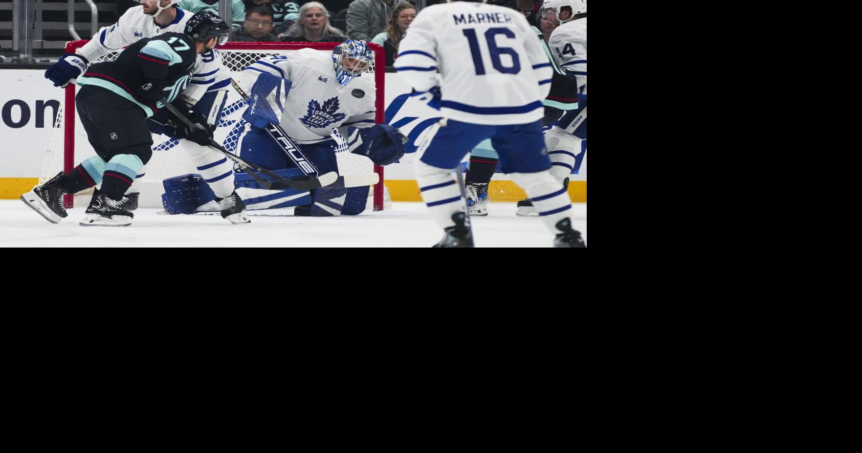 Leafs’ Stolarz shows no sign of rust in win over Kraken.