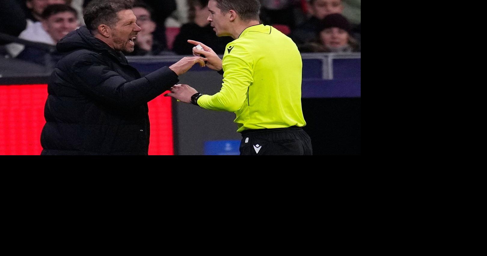 Atletico coach Simeone shows trademark emotions stopping Inter’s winning run in Champions League